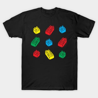 Cute Hand-Drawn Lego Illustration T-Shirt